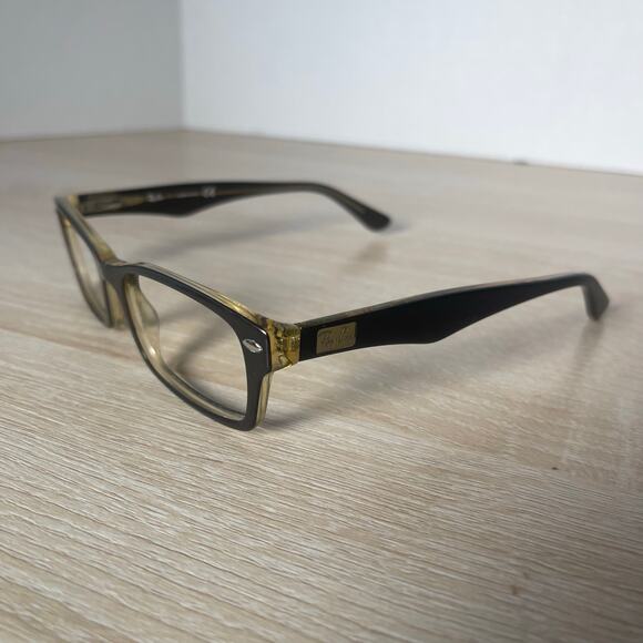 Ray-Ban RB5206 5373 Eyeglasses Brown Frames Only 52-18-140 - Picture 3 of 8